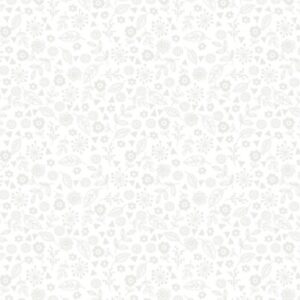 Essential Doodle Ditzy White on Cream