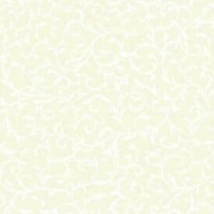 Essential Scroll White on Cream