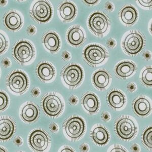 Colour Rhythm - Swirls Duck Egg Blue