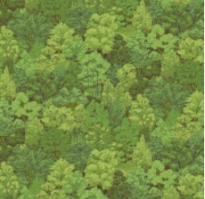 Seasonal Fabrics - Green Trees 1353 G4