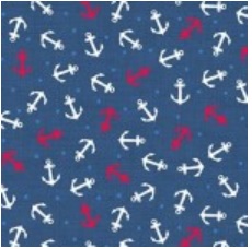 Nautical - Anchors Blue 2501