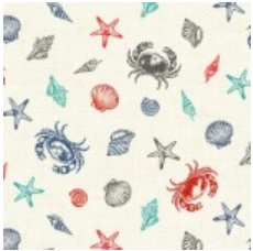 Nautical - Shells Cream 2498
