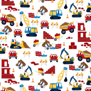 Under Construction - Construction Icons on White