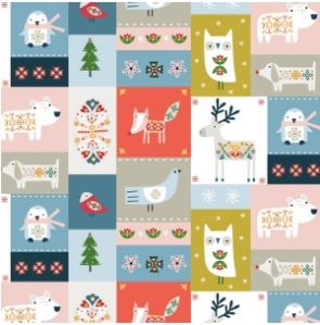 Winterfolk by Sally Payne - Multi