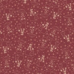 Hollyberry Christmas - Snowman Red