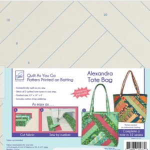Alexandra Tote - Quilt as you Go Tote Bag by June Tailor