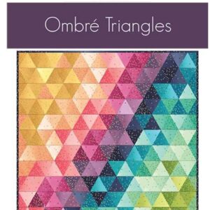 Ombre Triangles Pattern P04493