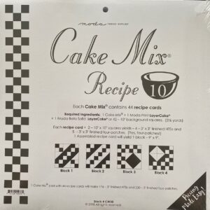 Cake Mix Recipe Pad 10
