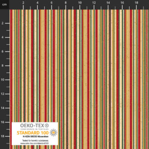 Frosty Snowflake - Beige with Stripes 4590-208