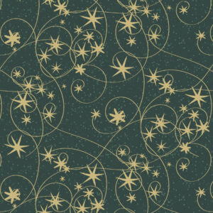 Deco the Halls - Gold & Green Swirl PBDTHA5408E