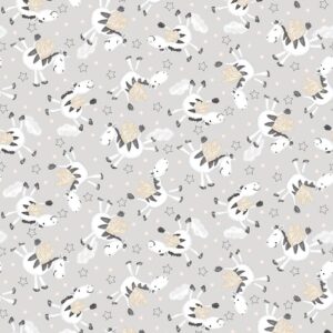 Moonlit Dreams - Zebra on Grey 8025-90
