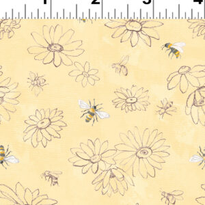 Daisy Field Yellow Daisy and Bee CWY4396-67