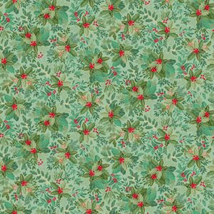 Good Tidings Holly Mid Green 107/G5