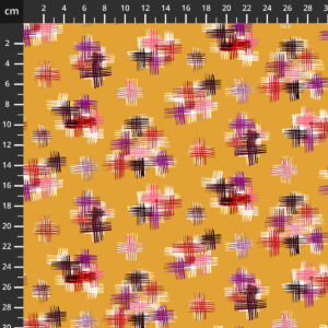 Painted Garden Mustard Crosshatch 1101 438