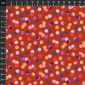 Painted Garden Burnt Orange Spots 1101 442