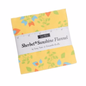 Sherbet Sunshine Flannel Charm Pack PP29220F