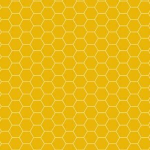 Sunny Honey Honeycomb Ochre 1579Y1