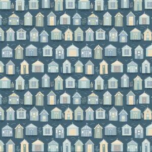 Driftwood Beach Huts Blue 174B