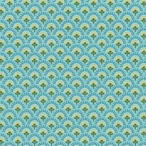 Whimsy Fan Turquoise 1658LB